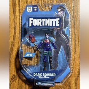 Fortnite Dark Bomber Solo Mode Action Epic Games Blue Girl Female 2019 Jazwares
